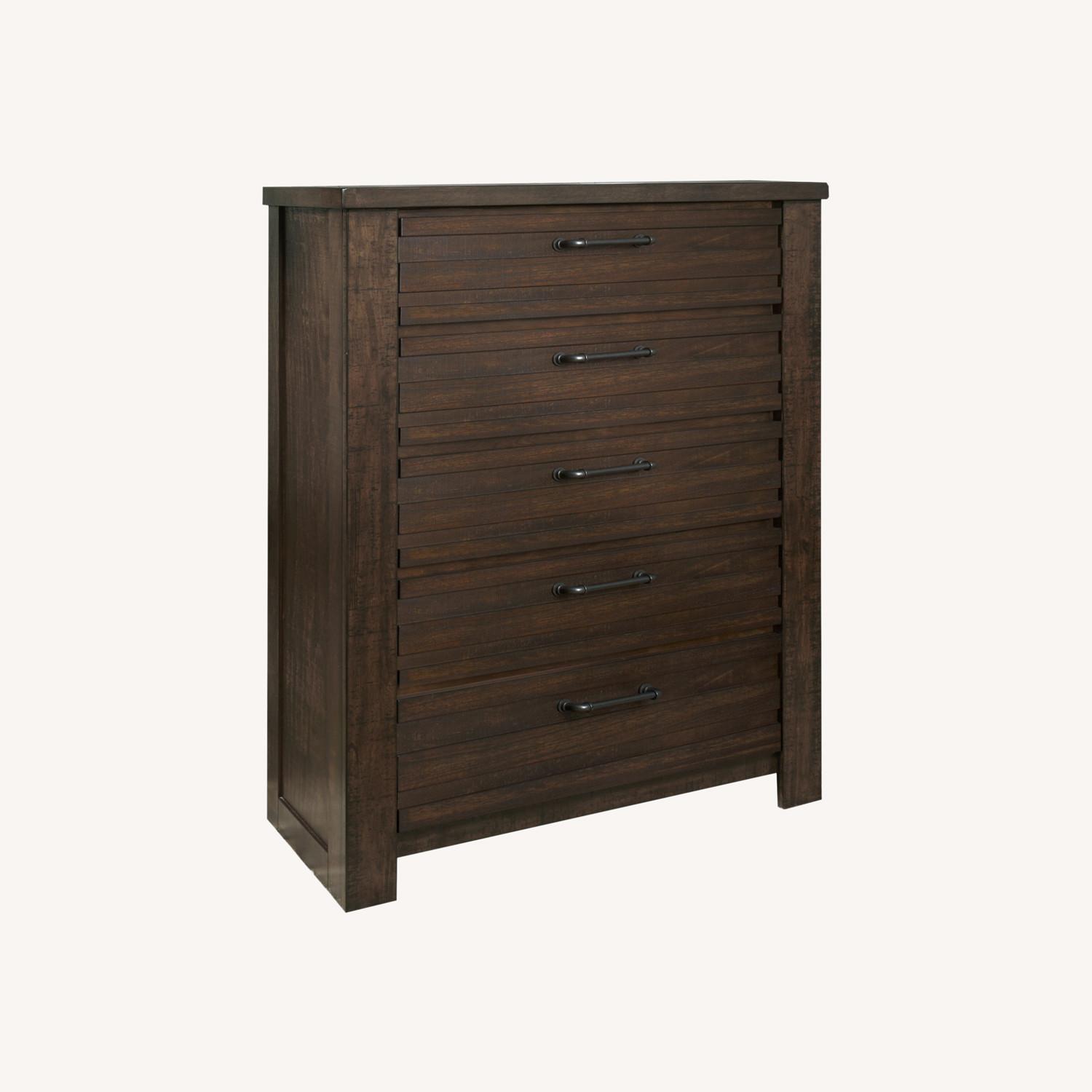 Samuel Lawrence Ruff Hewn 5 Drawer Dresser - image-0