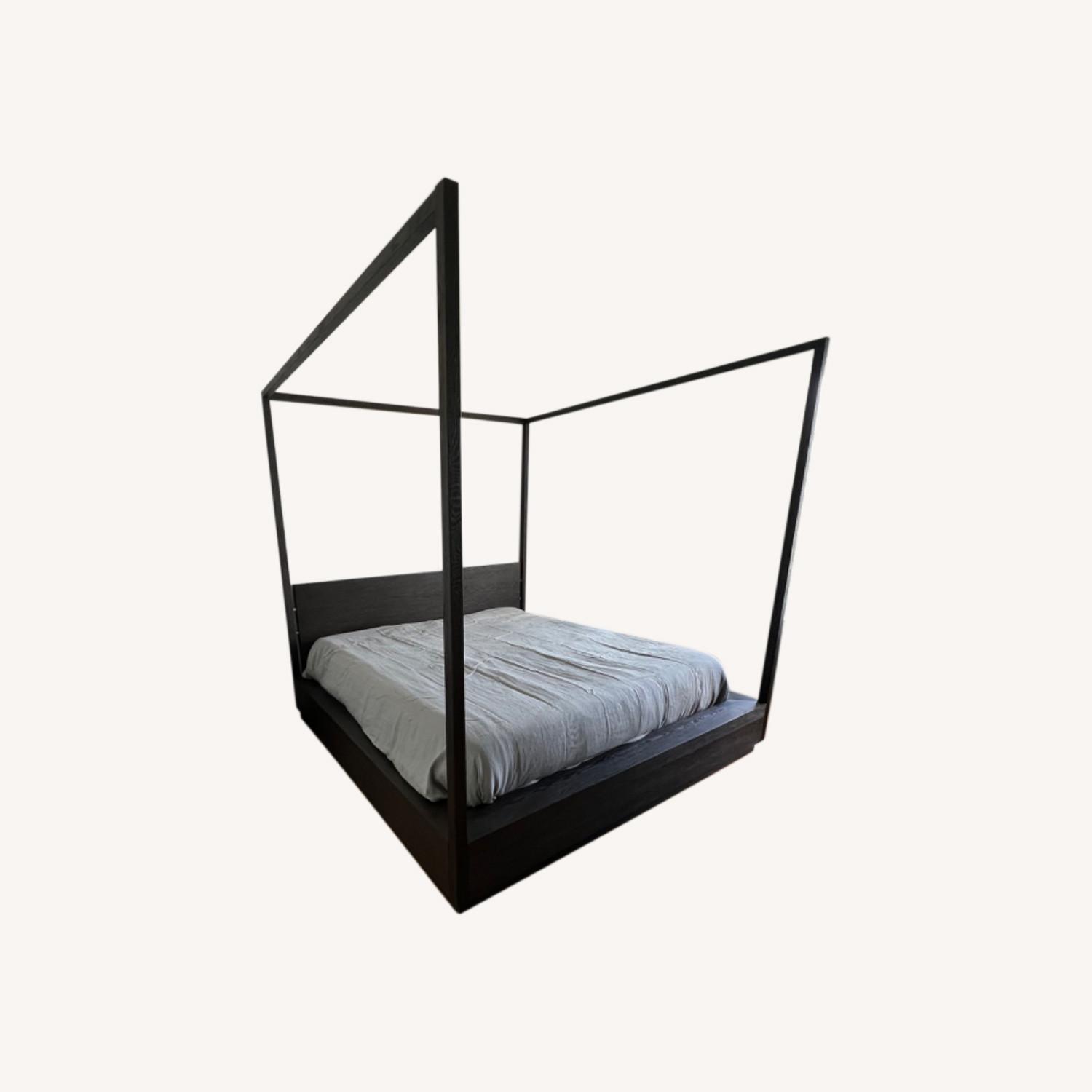 Restoration Hardware Machinto Canopy Bed King 90 - image-0
