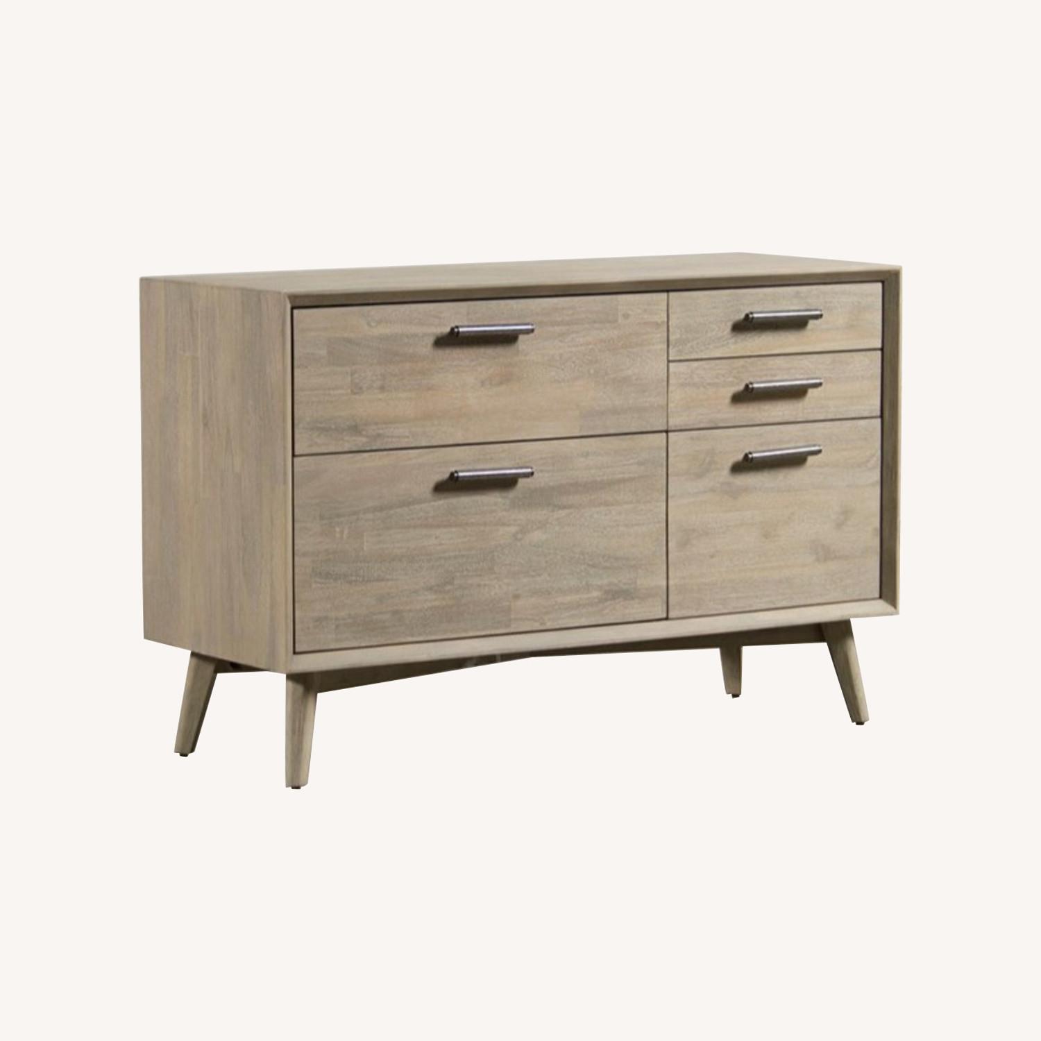 Living Spaces Allen Cabinet With 5 Drawers - image-0