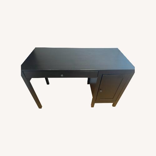 CB2 Stairway Black 3 Drawer Desk AptDeco