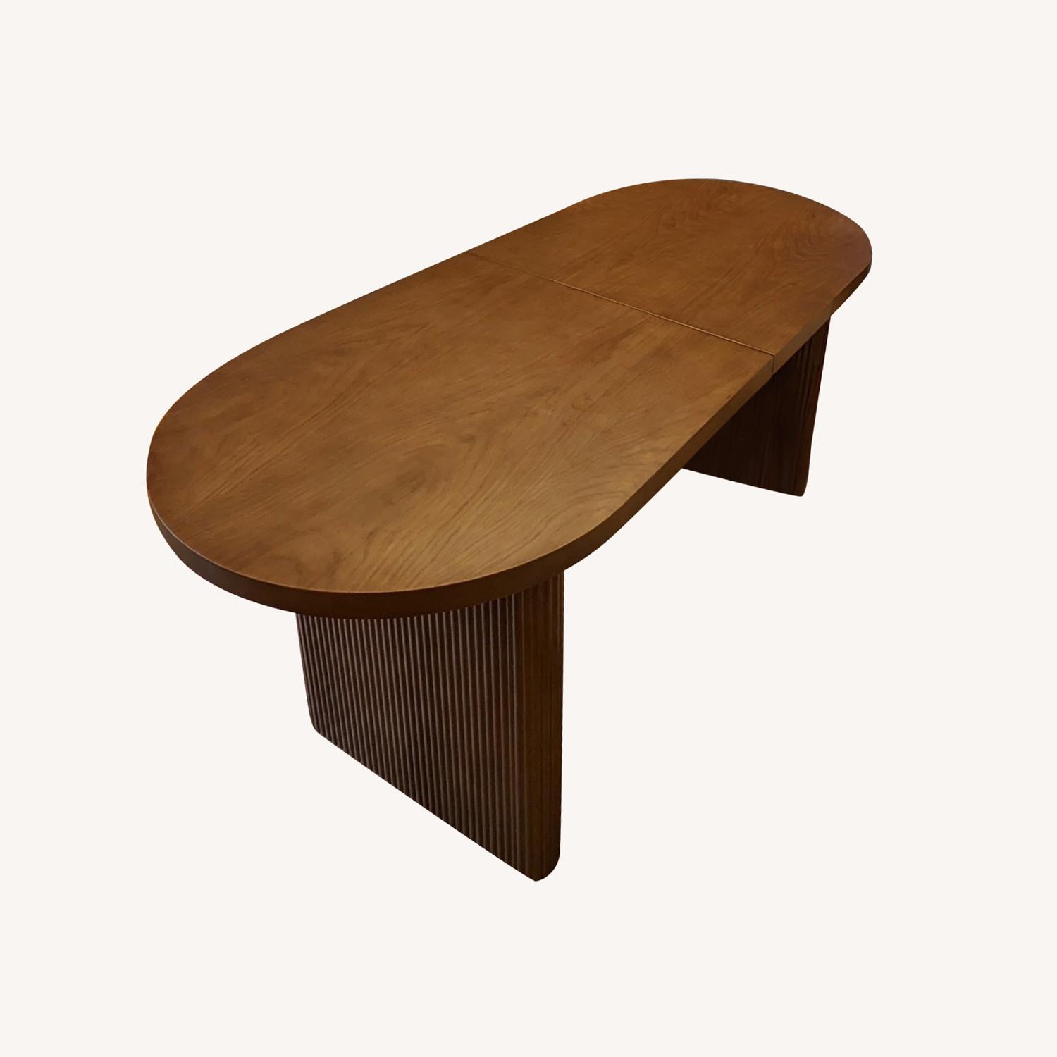 Homary Extendable Walnut Dining Table - image-0