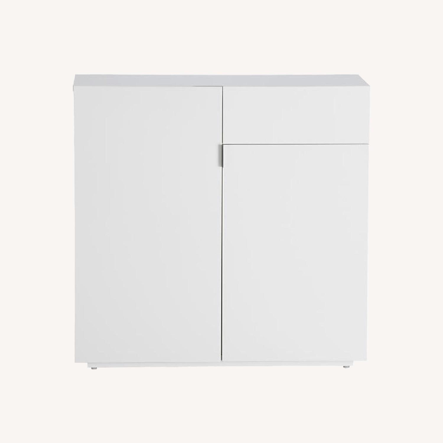 CB2 Gloss White Mini-Bar - image-0