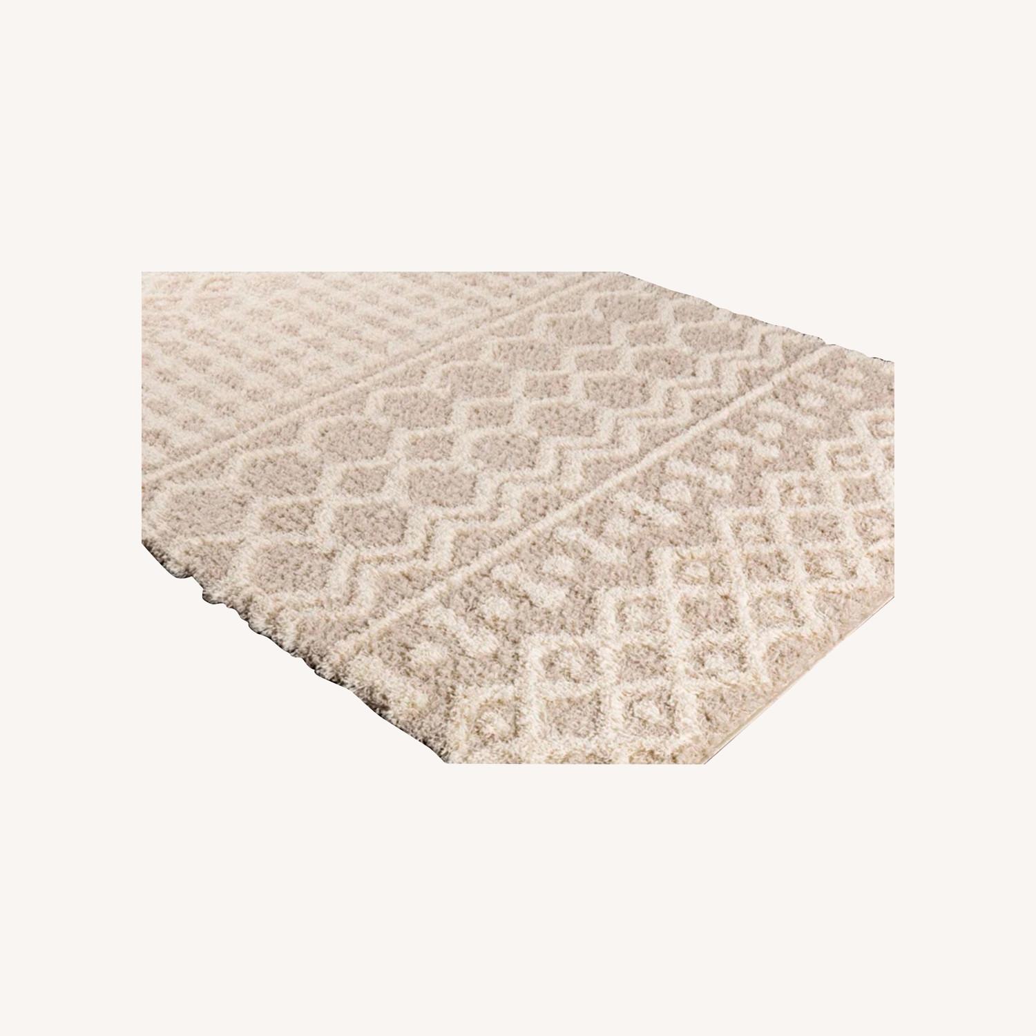 Wayfair Lurdes Geometric Area Rug in Cream/Beige - image-0