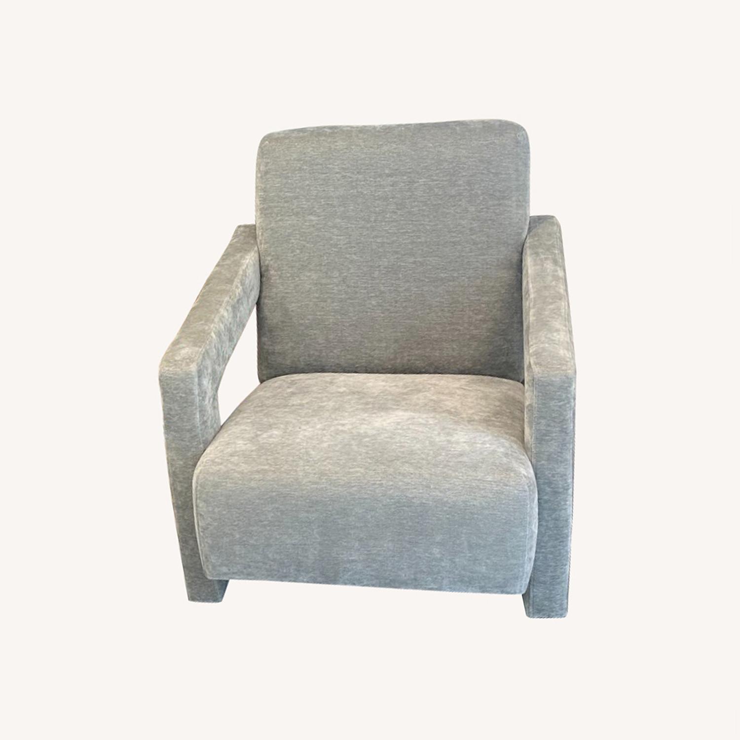 AllModern Velvet Armchair - image-0