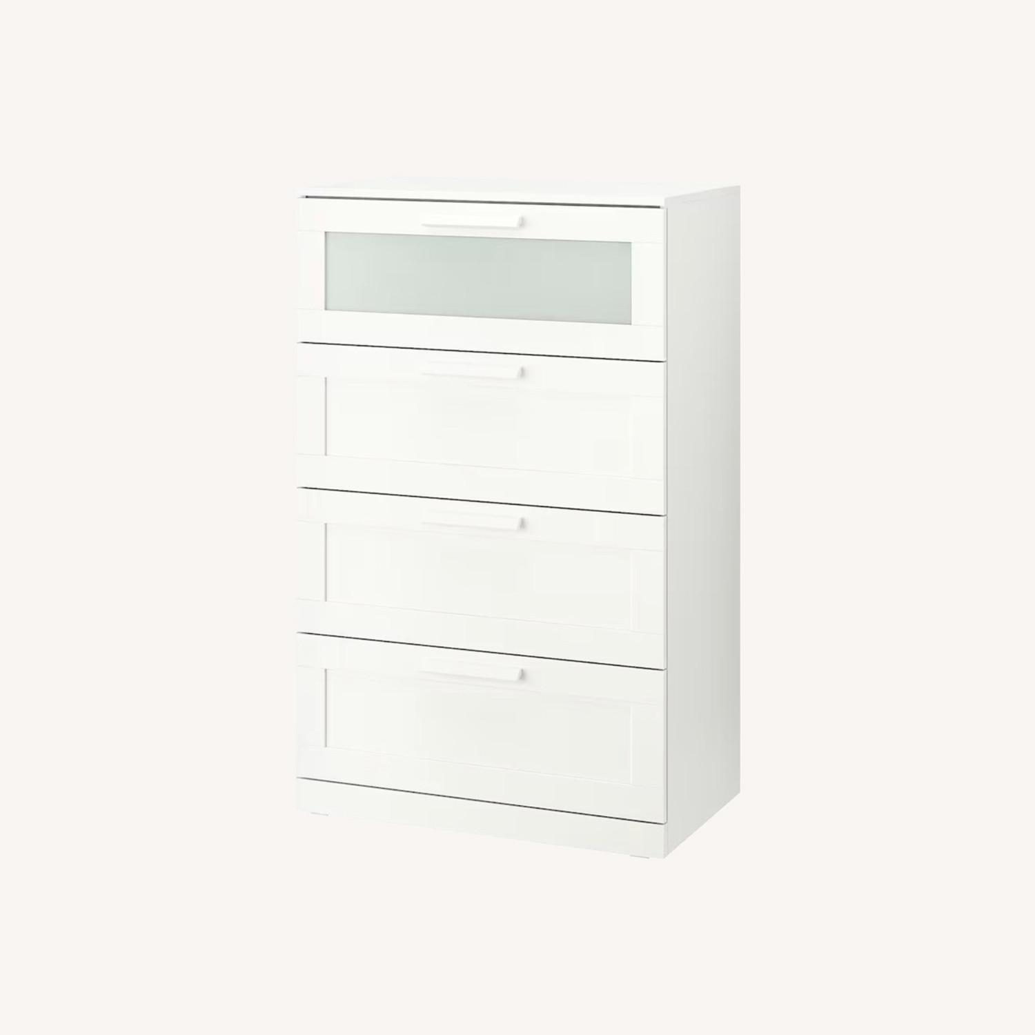 IKEA Brimnes White 4 Drawer Dresser - image-0