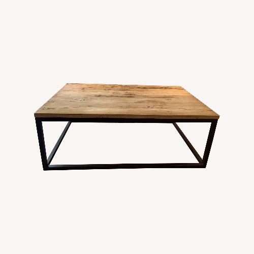 Used From The Source Natural Finish Coffee Table for sale on AptDeco