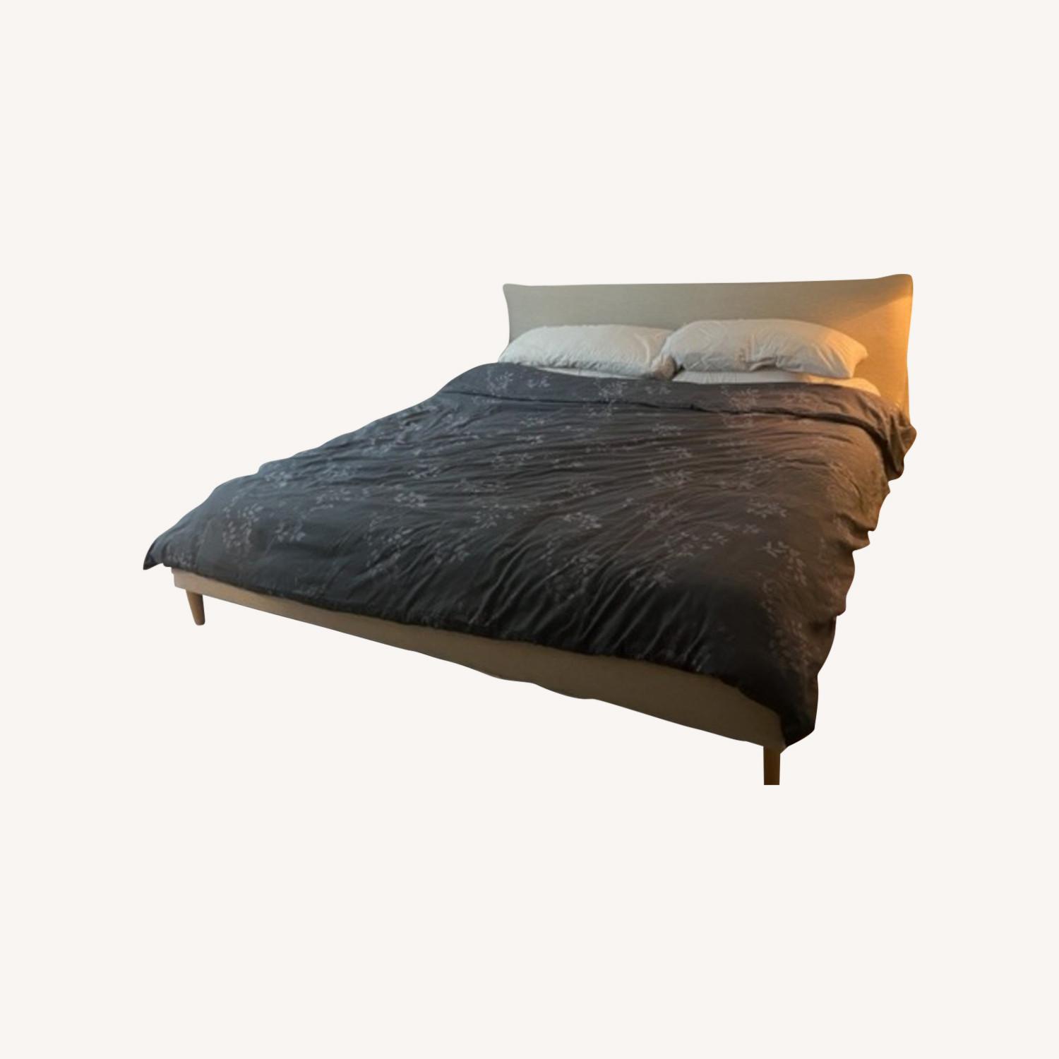 Feather Sullivan King Upholstered Bed - image-0
