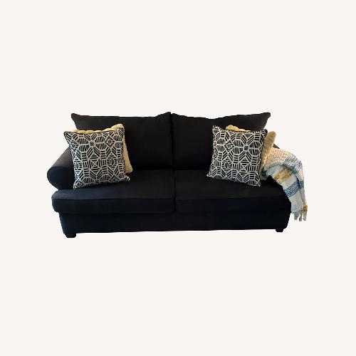 Blue Midcentury Style 2seater Sofa AptDeco