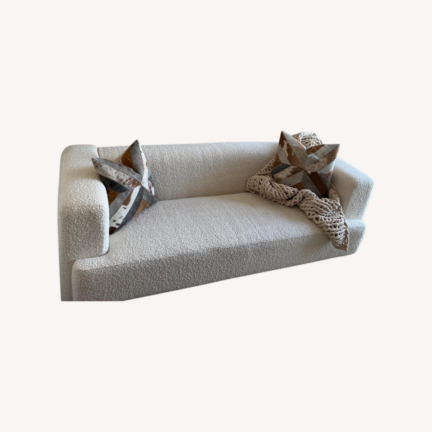 CB2 Terrian Ivory Boucle Sofa - image-0