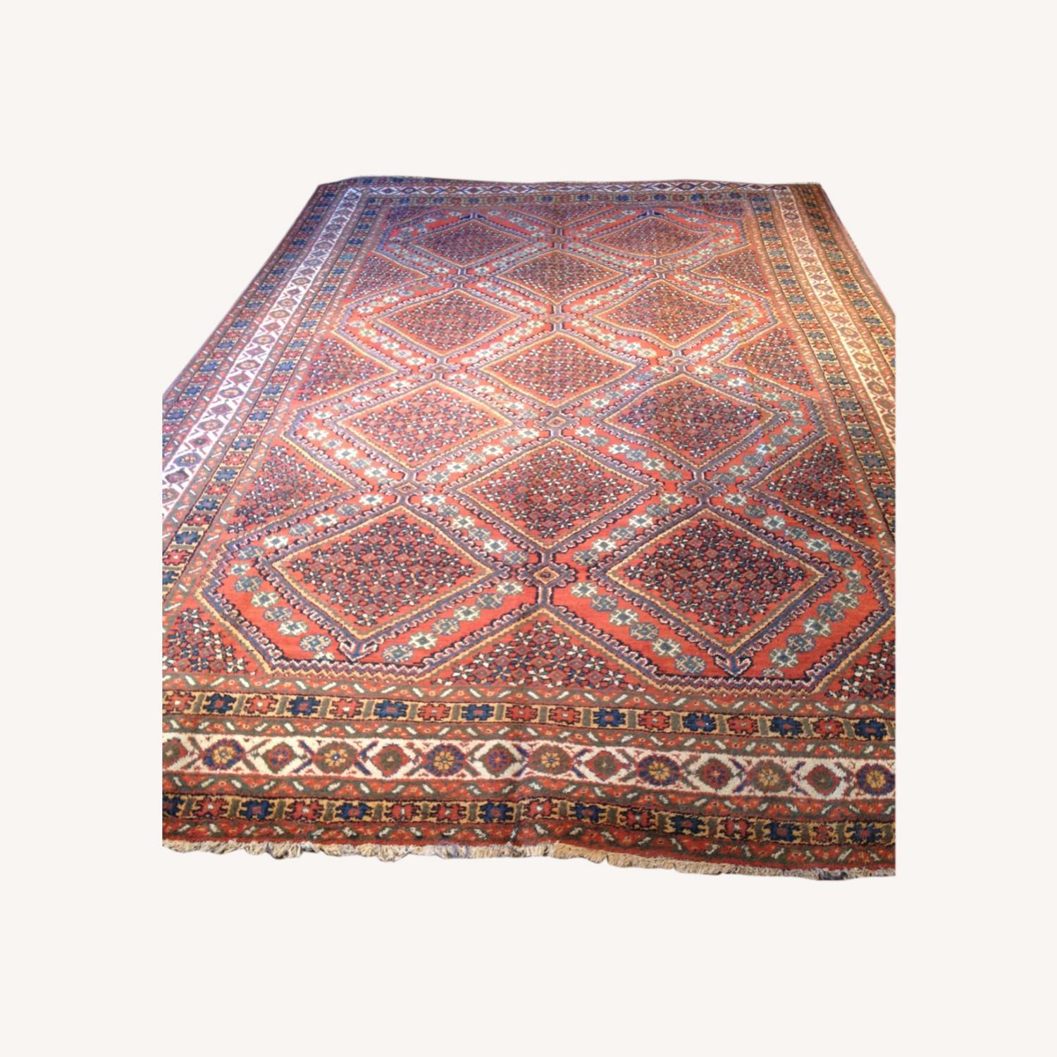 Persian Wool Rug Circa Early 1900s - image-0