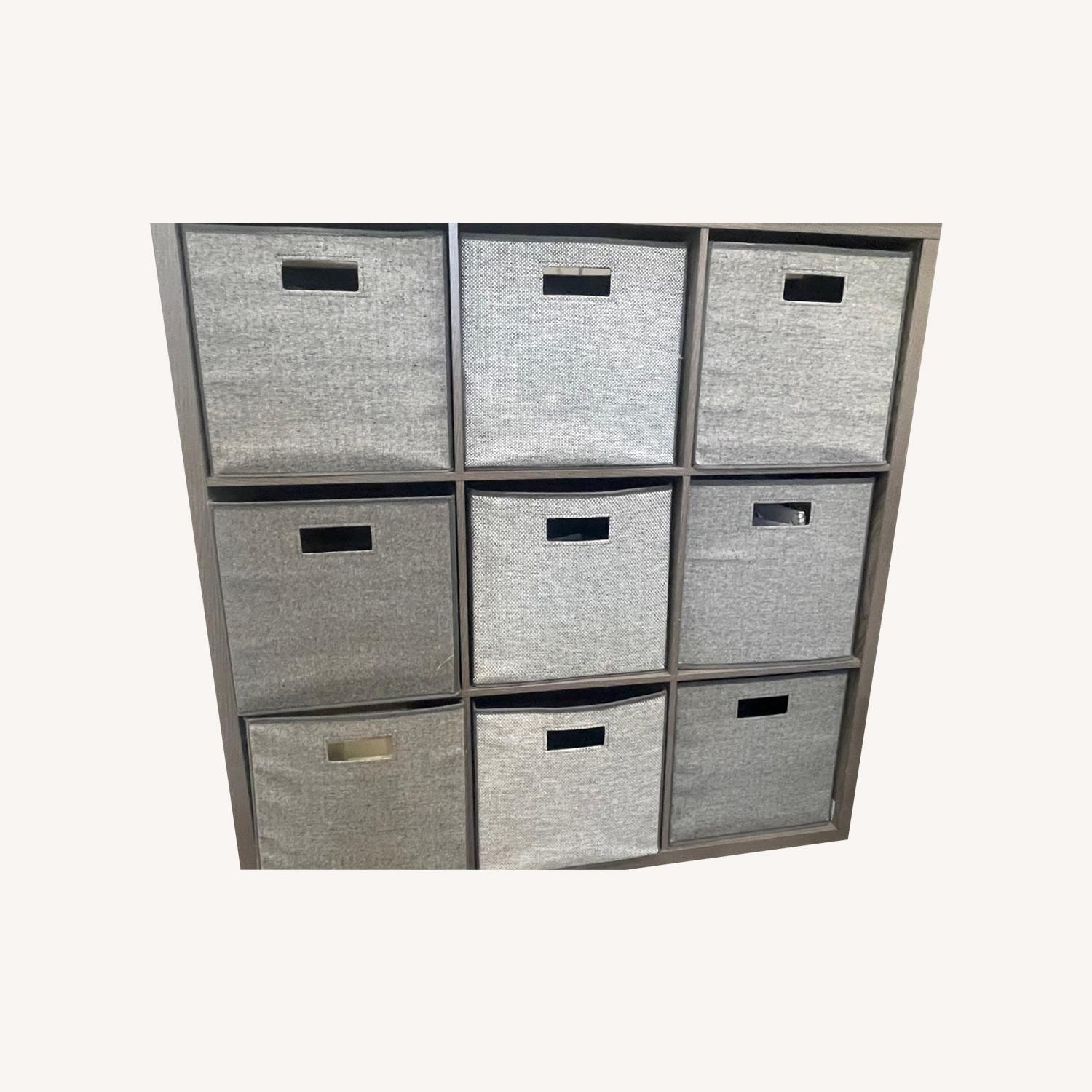 IKEA Storage Unit (Light Grey) - image-0