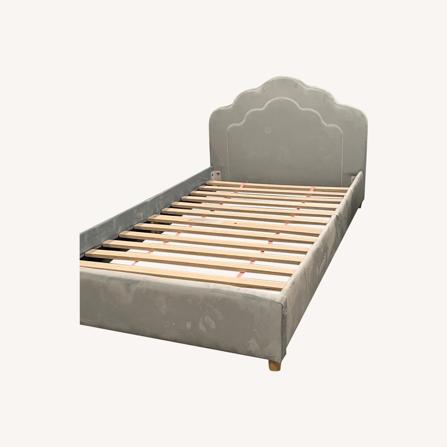 Pair of Blue Cloud Bed - image-0