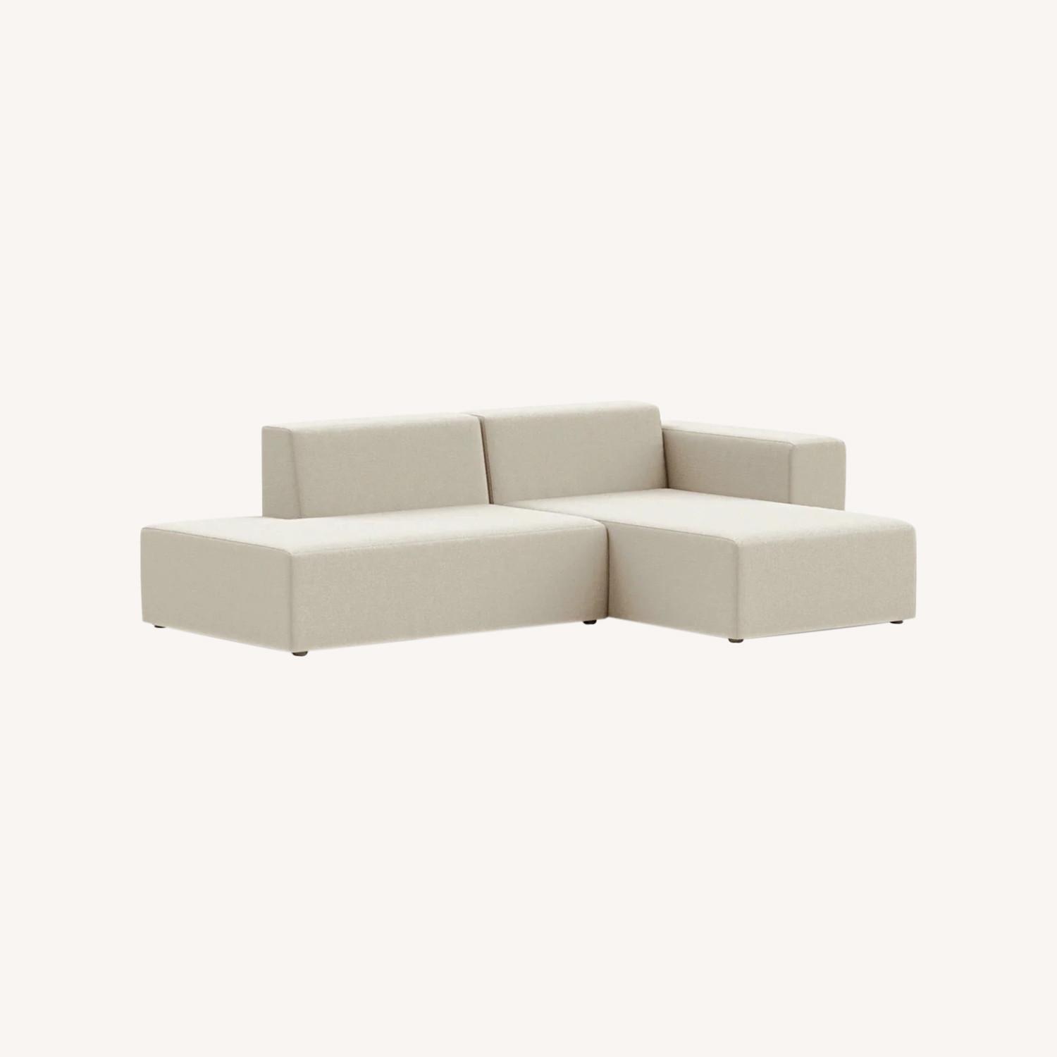 Floyd Detroit White Sectional AptDeco