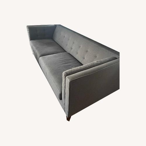 Macy's Merlot Modern Couch AptDeco