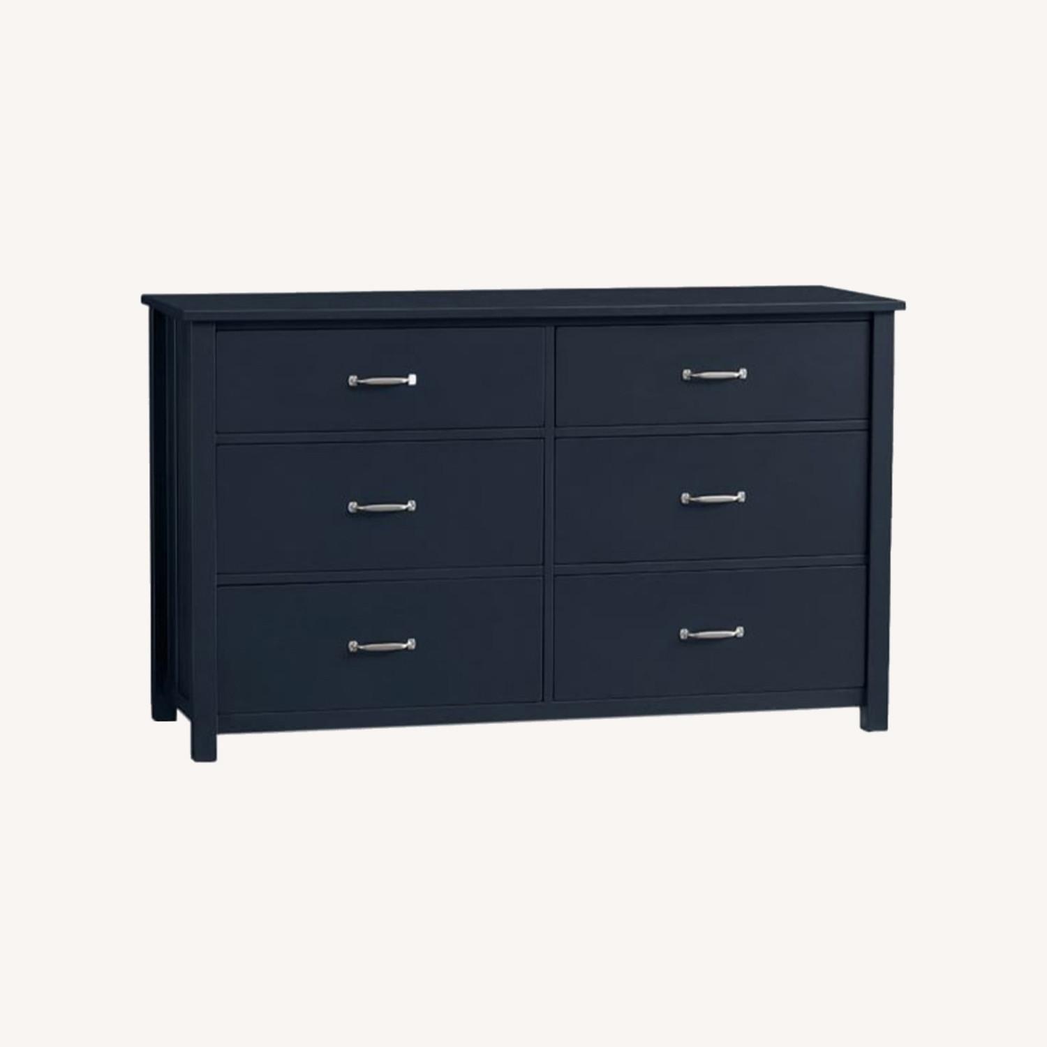 Pottery Barn Camp Extra-Wide Dresser Navy - image-0