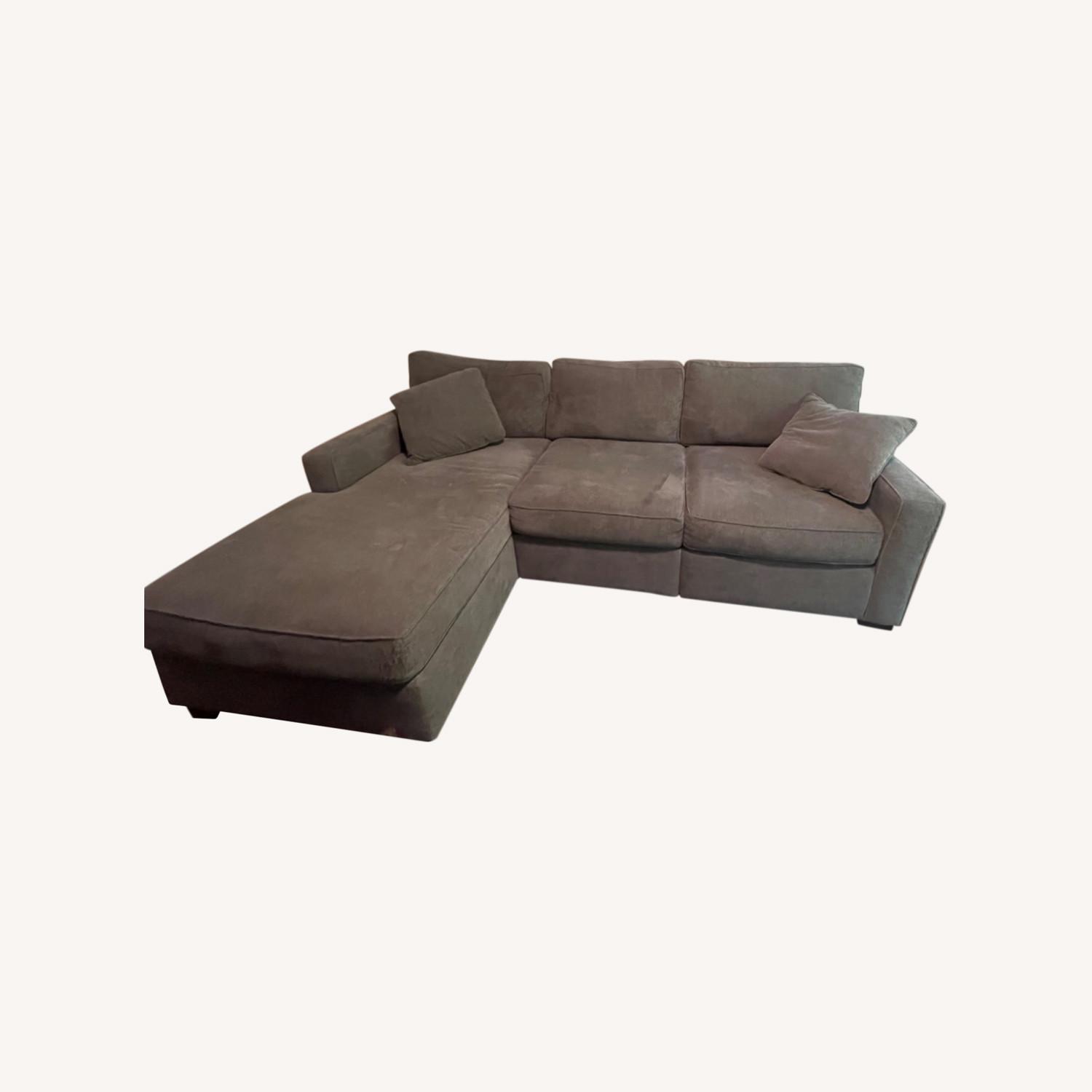 Macy's 3 Piece Sectional Couch - image-0