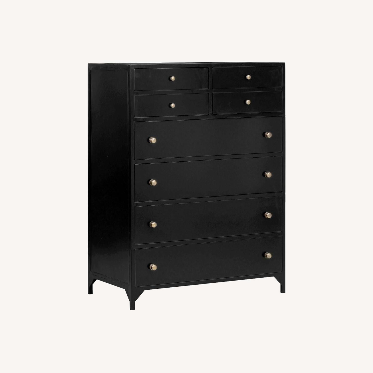 Pottery Barn Harmon Metal 8Drawer Tall Dresser AptDeco