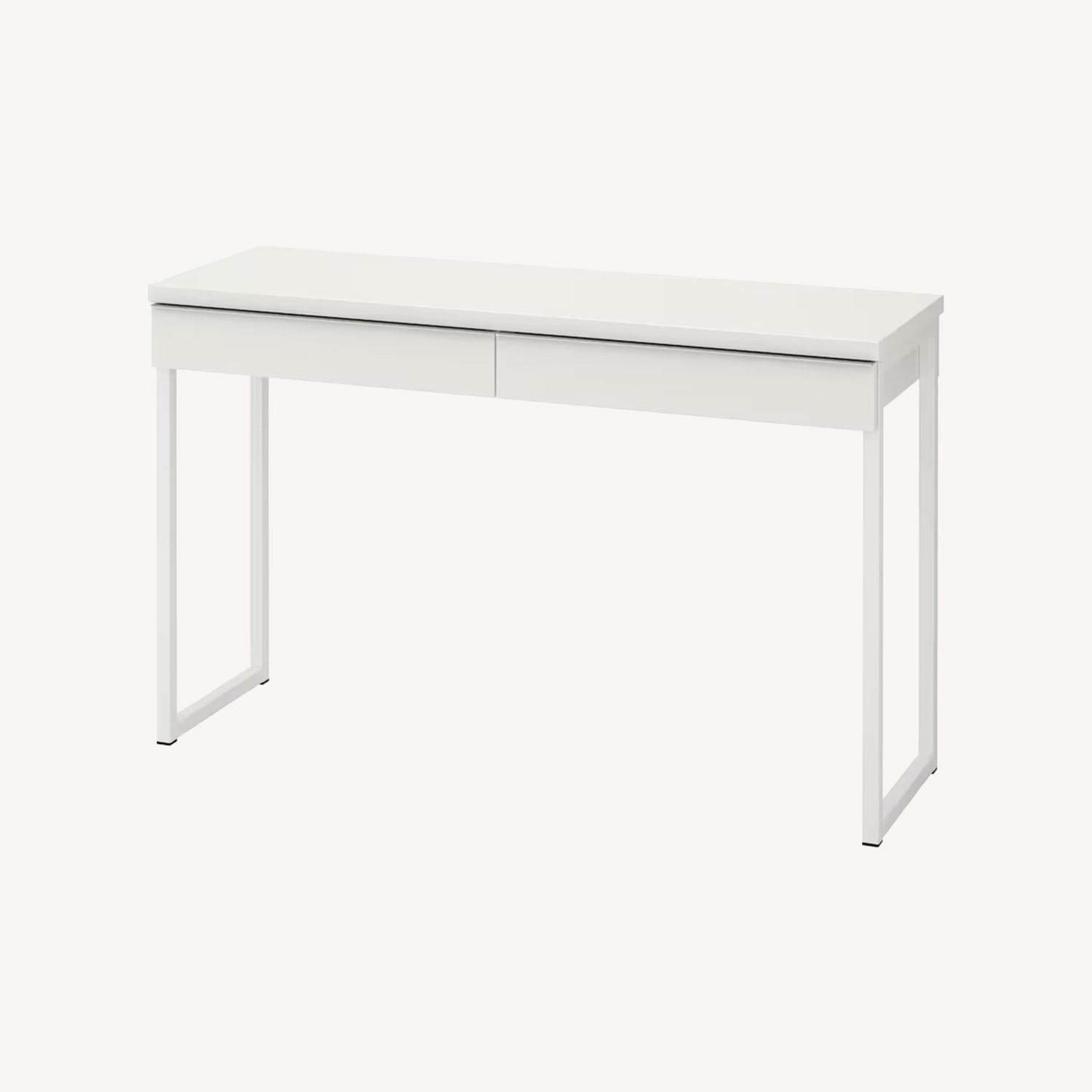 IKEA Besta Burs White Desk - image-0