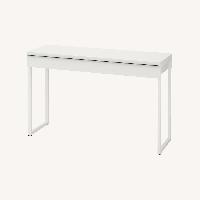 IKEA Besta Burs White Desk - AptDeco