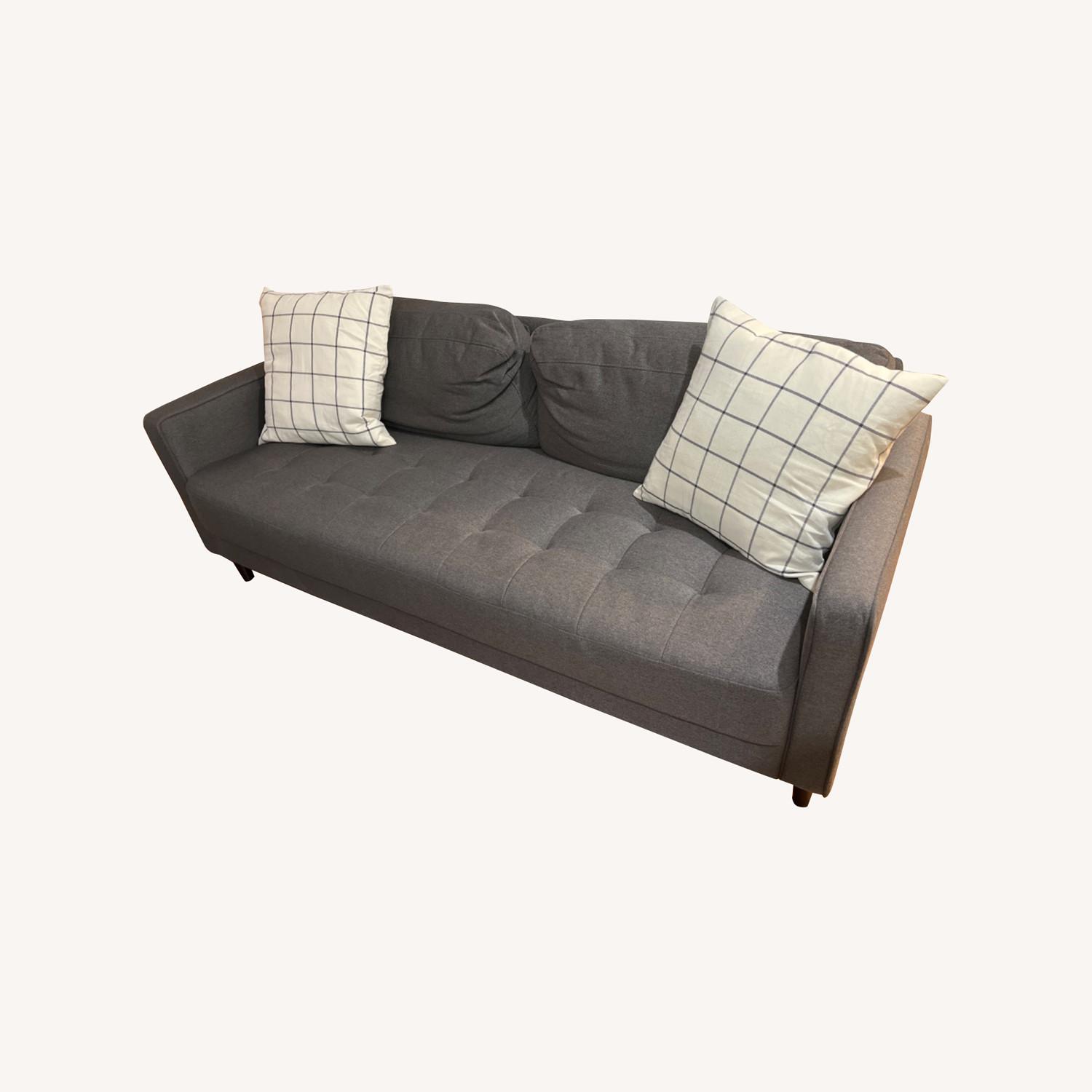 Raymour & Flanigan Gray Couch - image-5