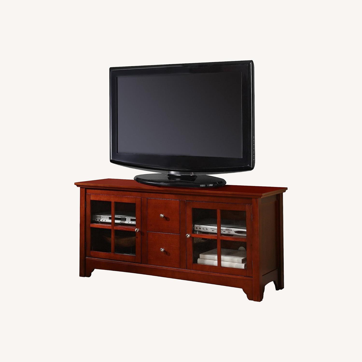 Walker Edison Wood TV Stand Console with Storage Drawers AptDeco