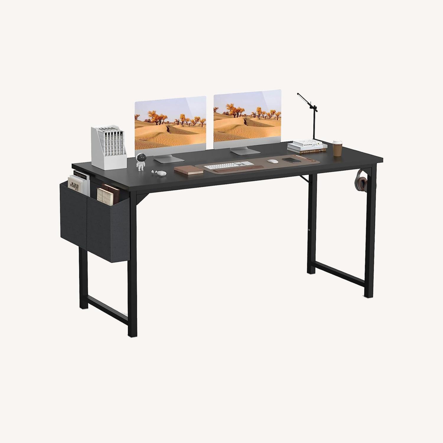 Wooden Computer Desk Minimalistic for Home Use - image-0