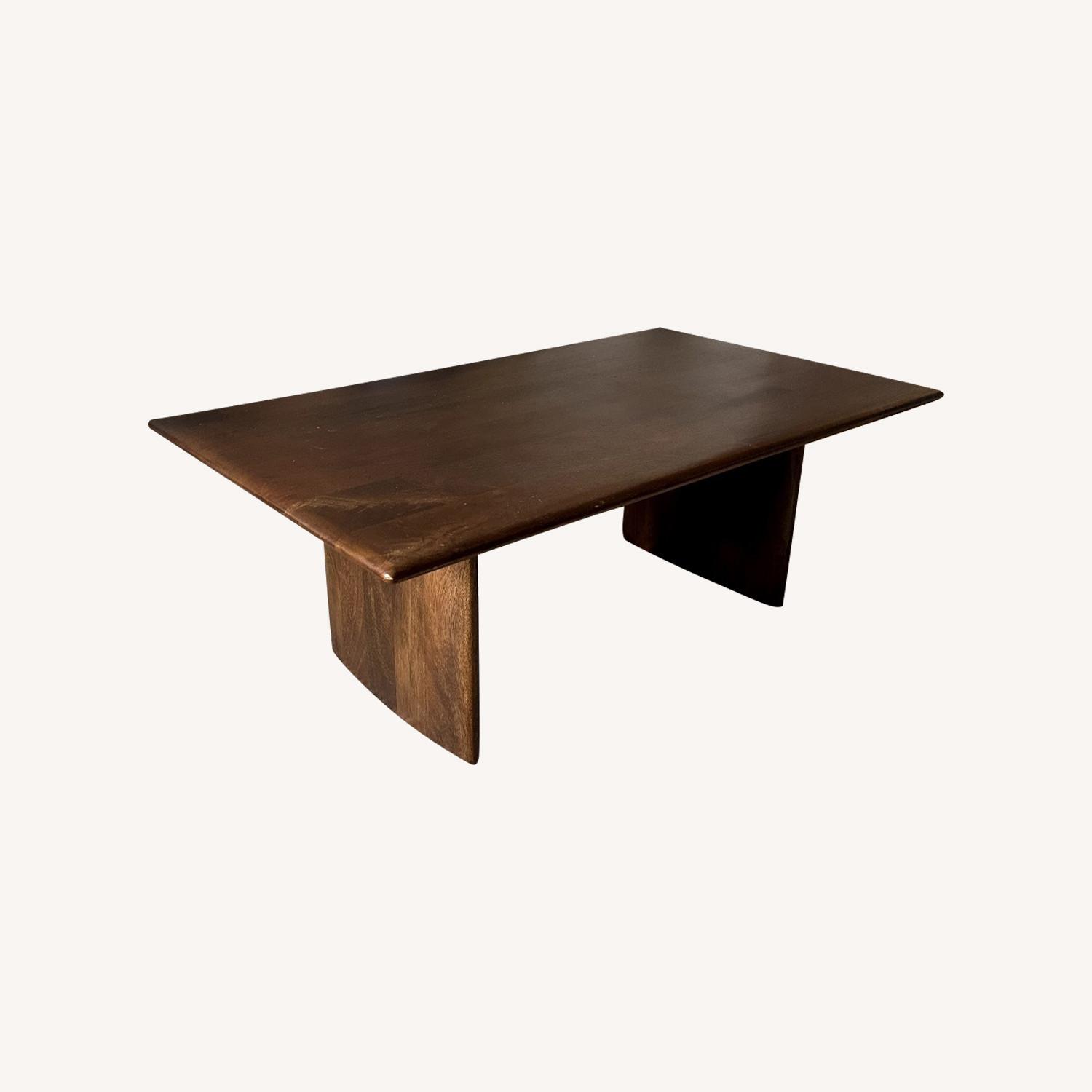 West Elm Anton Coffee Table, 44 inches, Walnut - image-0