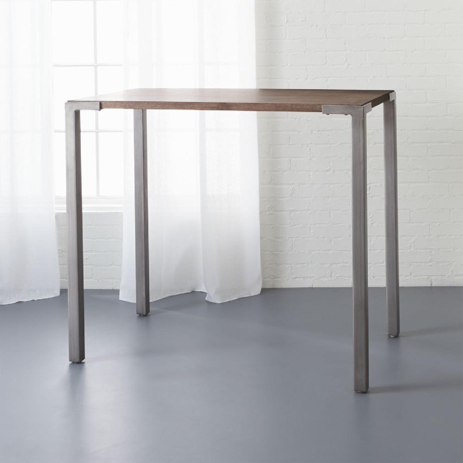 CB2 Mango Wood Bar Height Table - image-7