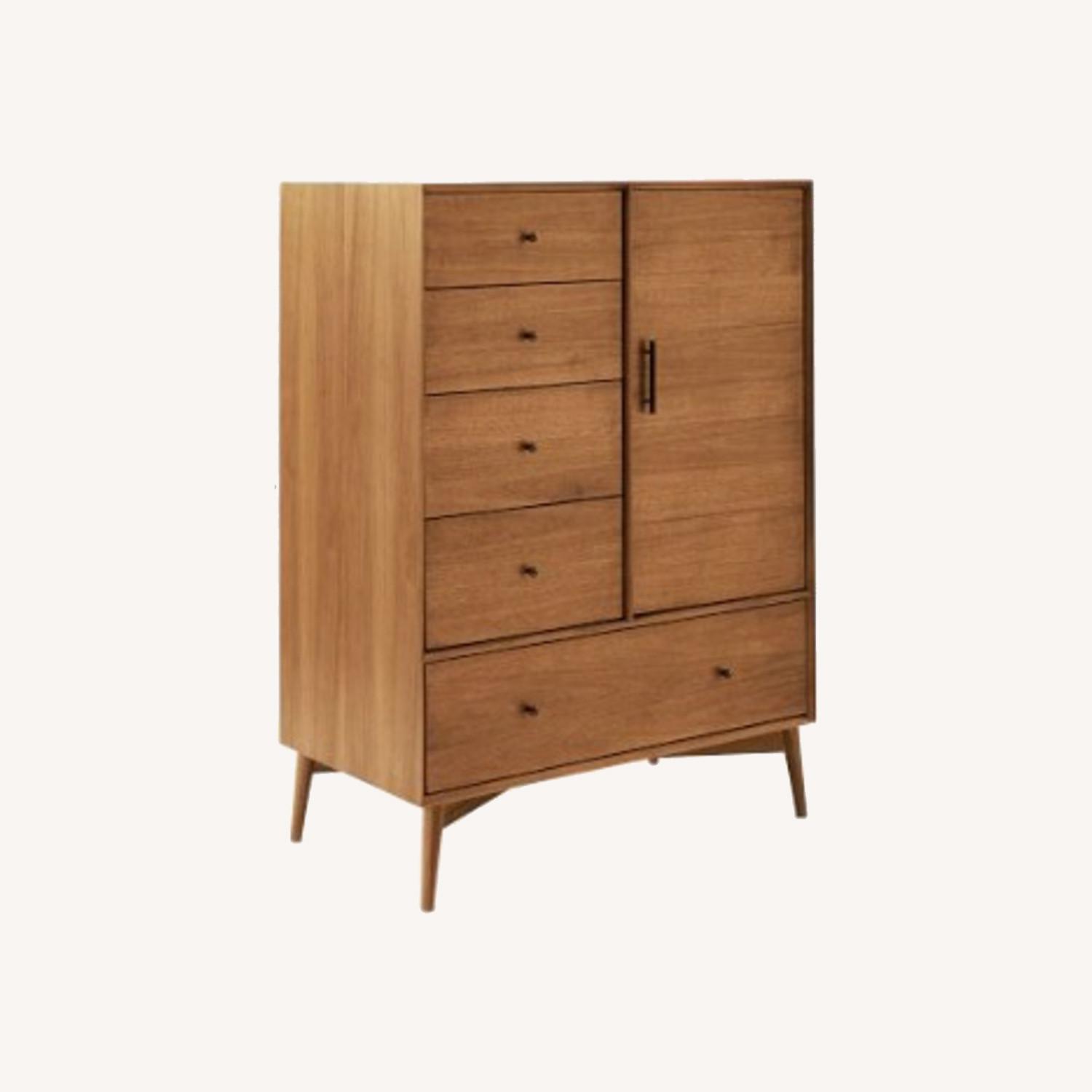 West Elm Mid Century Modern Armoire - image-0