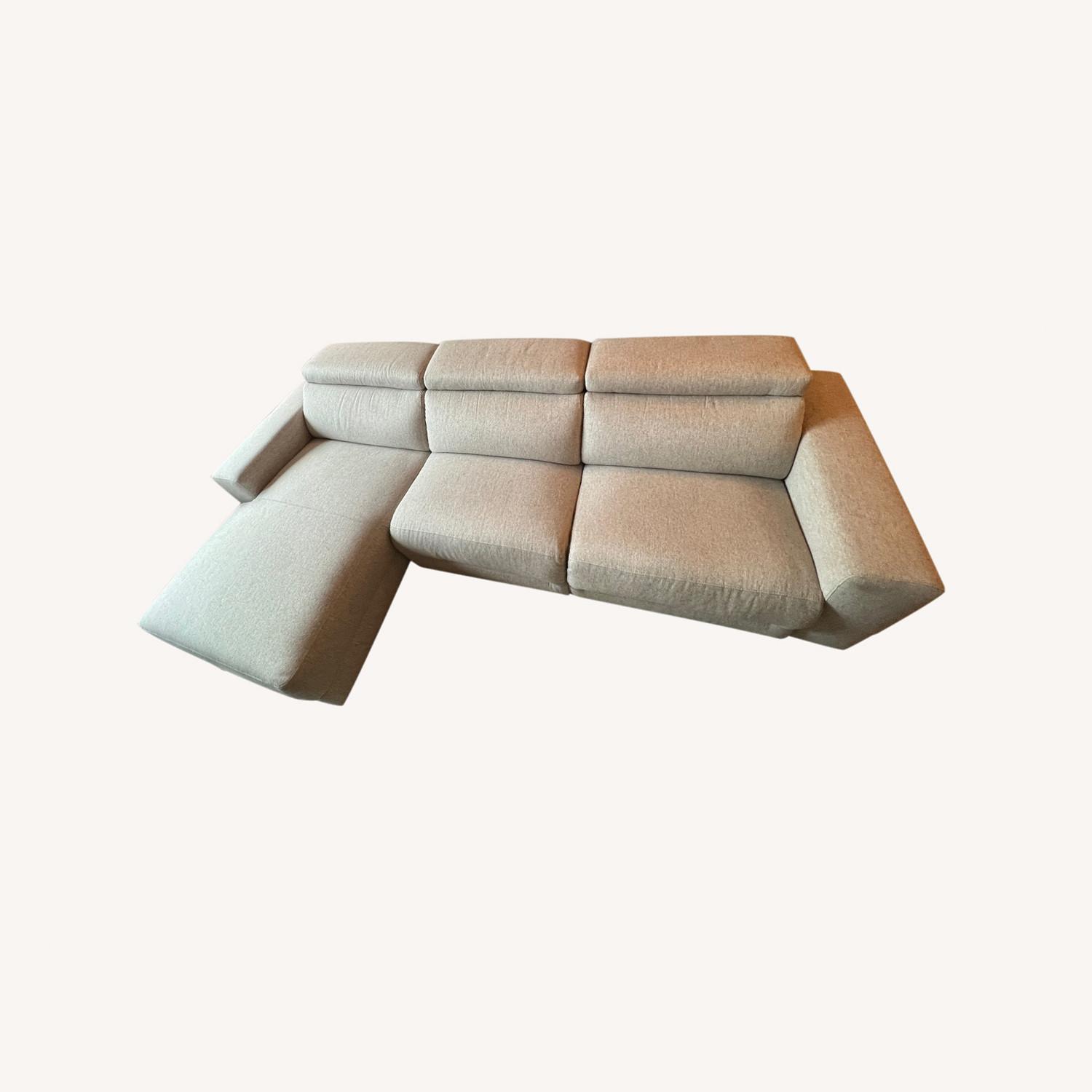 Macy's Nevio Fabric Sectional Chaise Power Recliner AptDeco