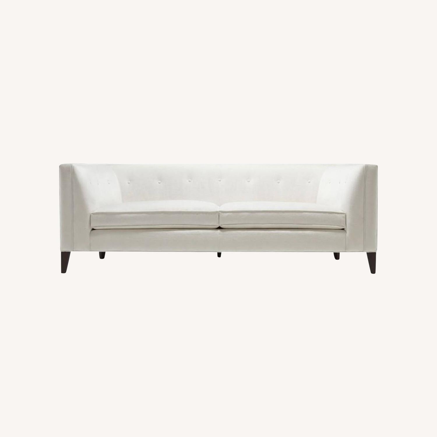 Mitchell Gold + Bob Williams Sofa Couch 90" ivory - image-0