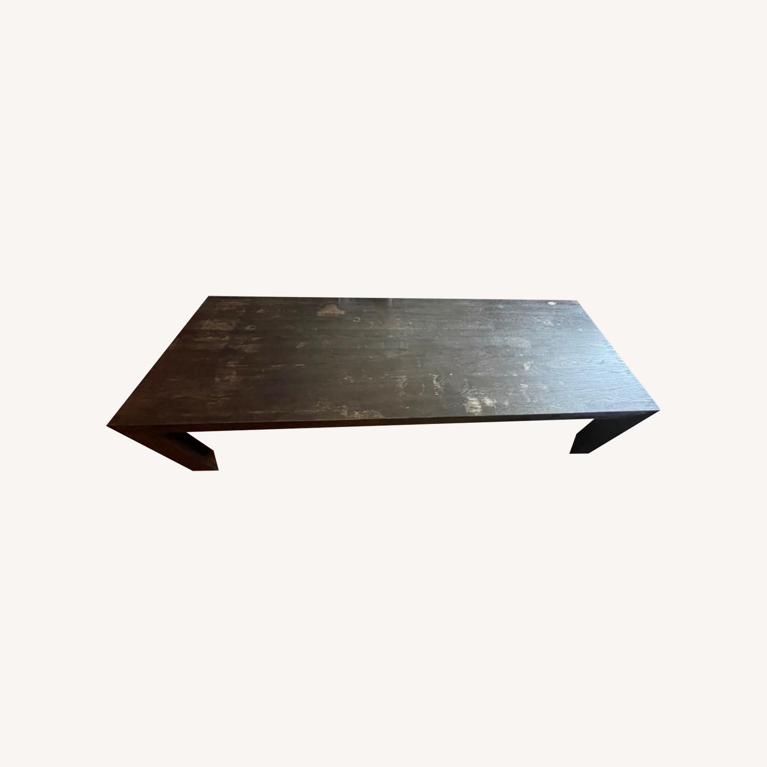 Restoration Hardware Modern Machinto Table AptDeco