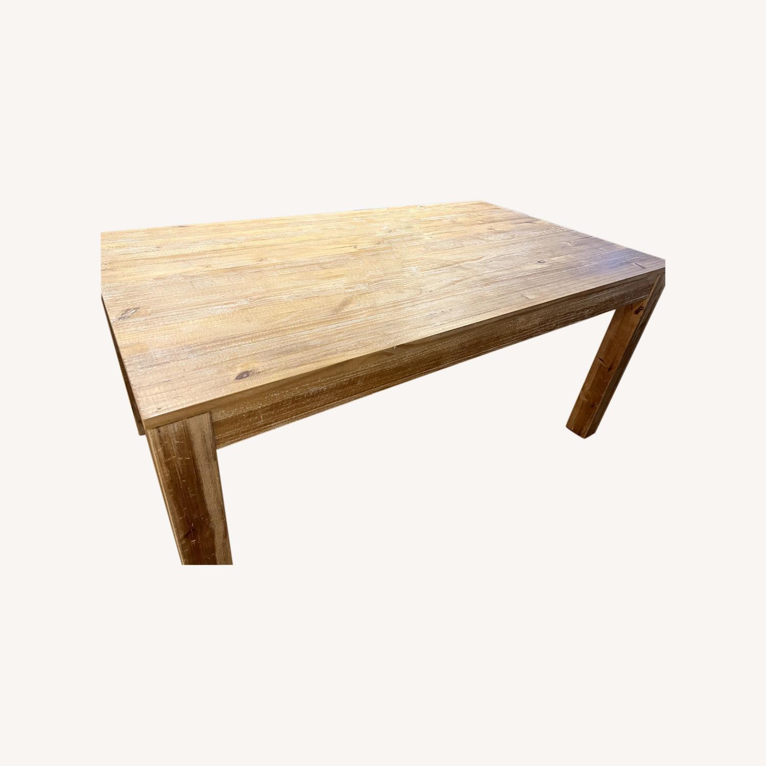 Wayfair Solid Wood 6-seater Dining Table - AptDeco