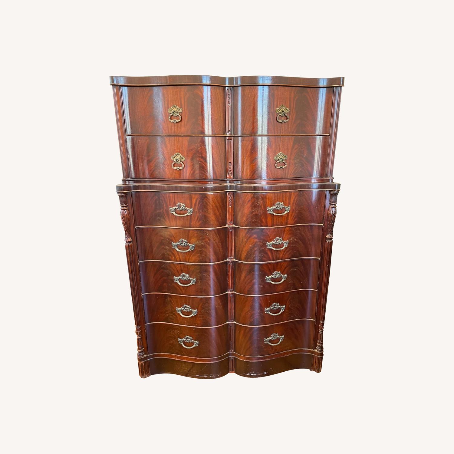 Chinese Chippendale Tall Dresser - image-0