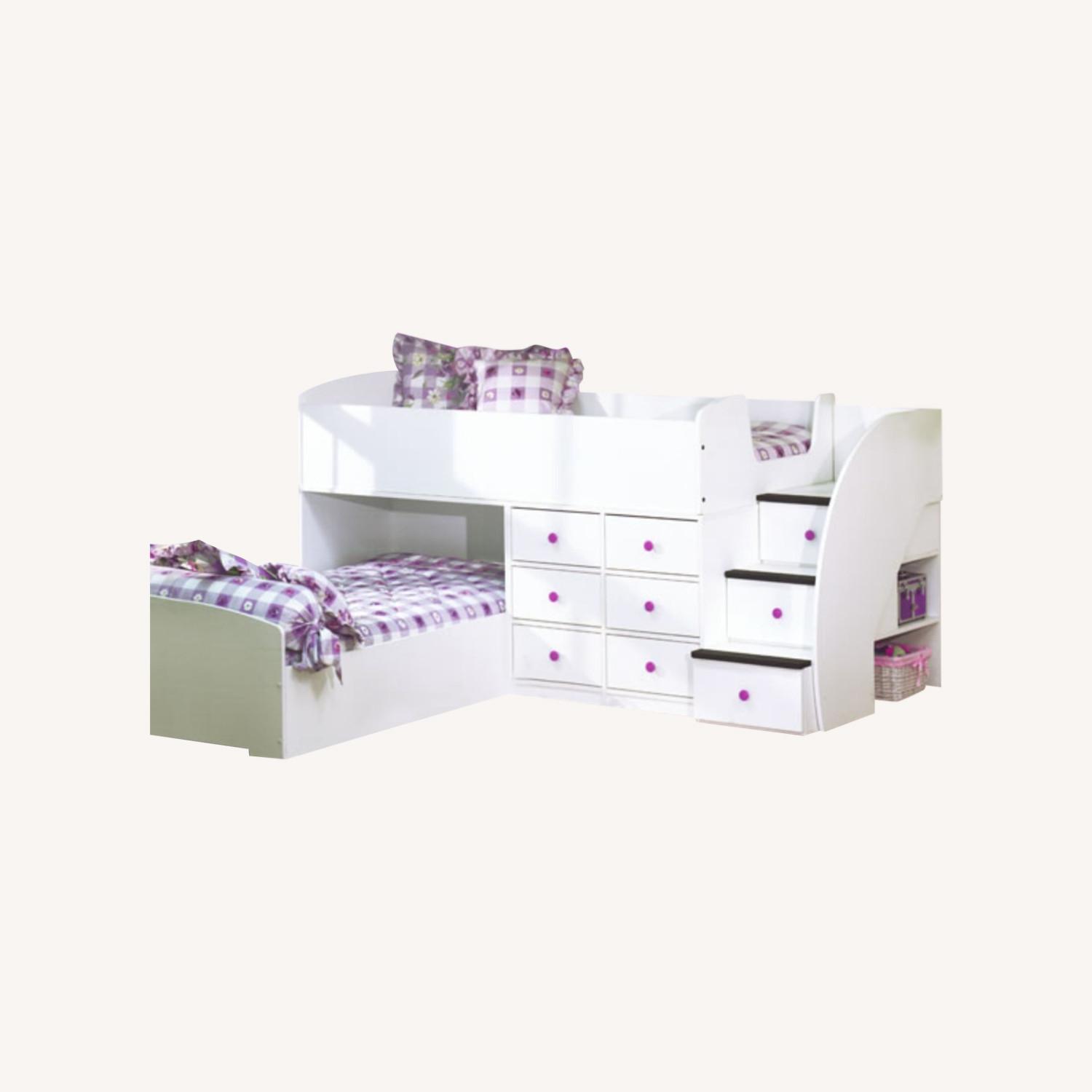 Captain's 2 Twin Beds With lots of Storage - image-0