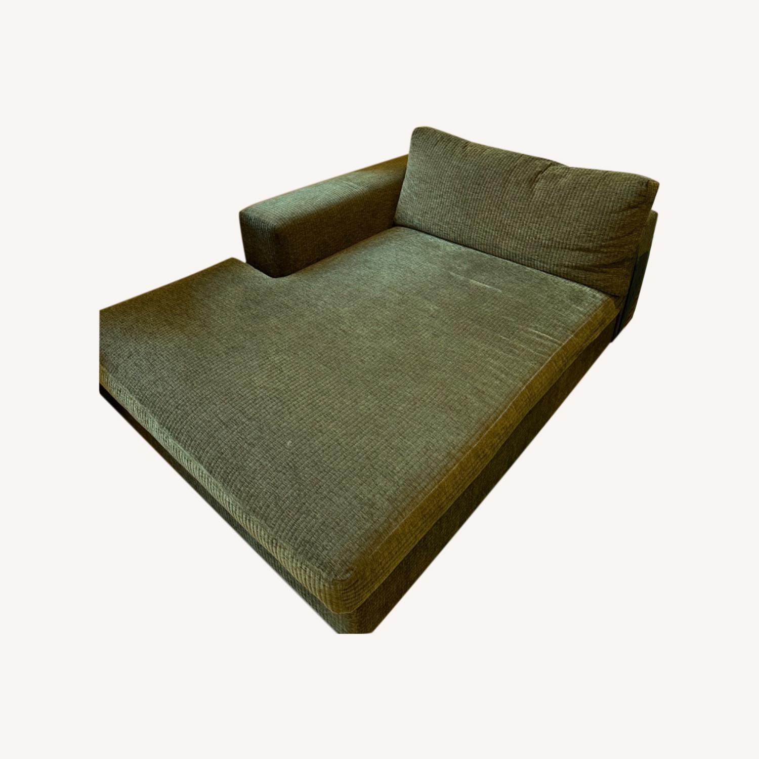 Article Beta Cypress Green Left Arm Chaise - image-0
