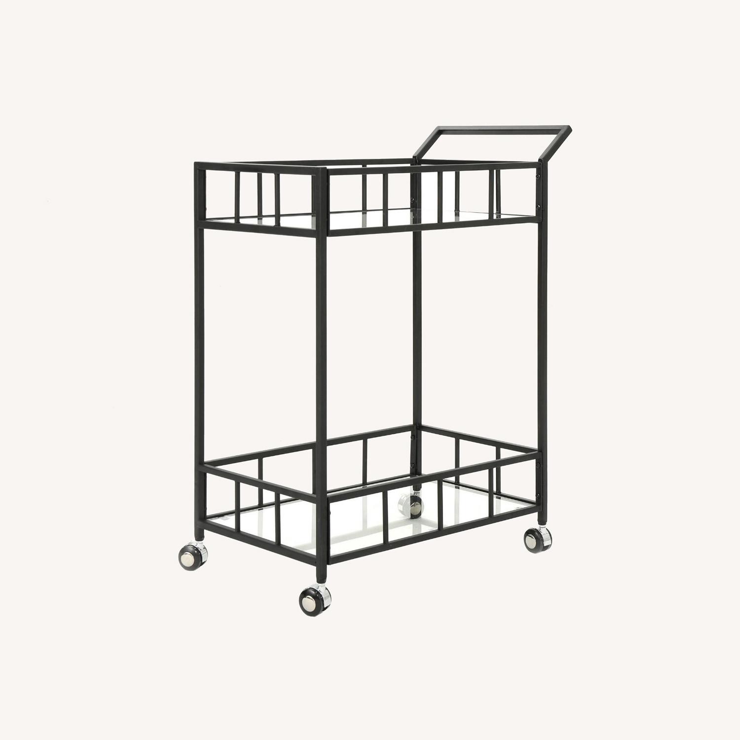 Christopher Knight Home Black Bar Cart AptDeco