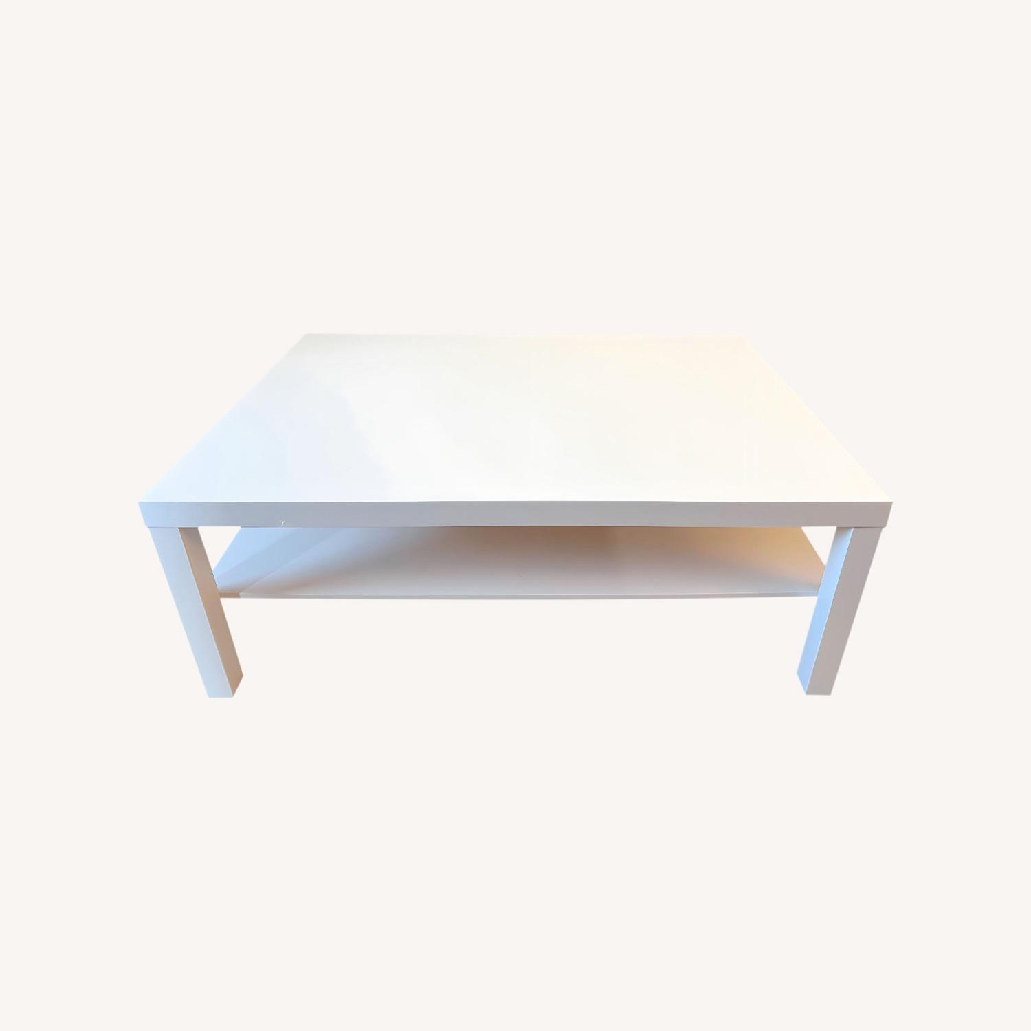 IKEA White Coffee Table - image-0