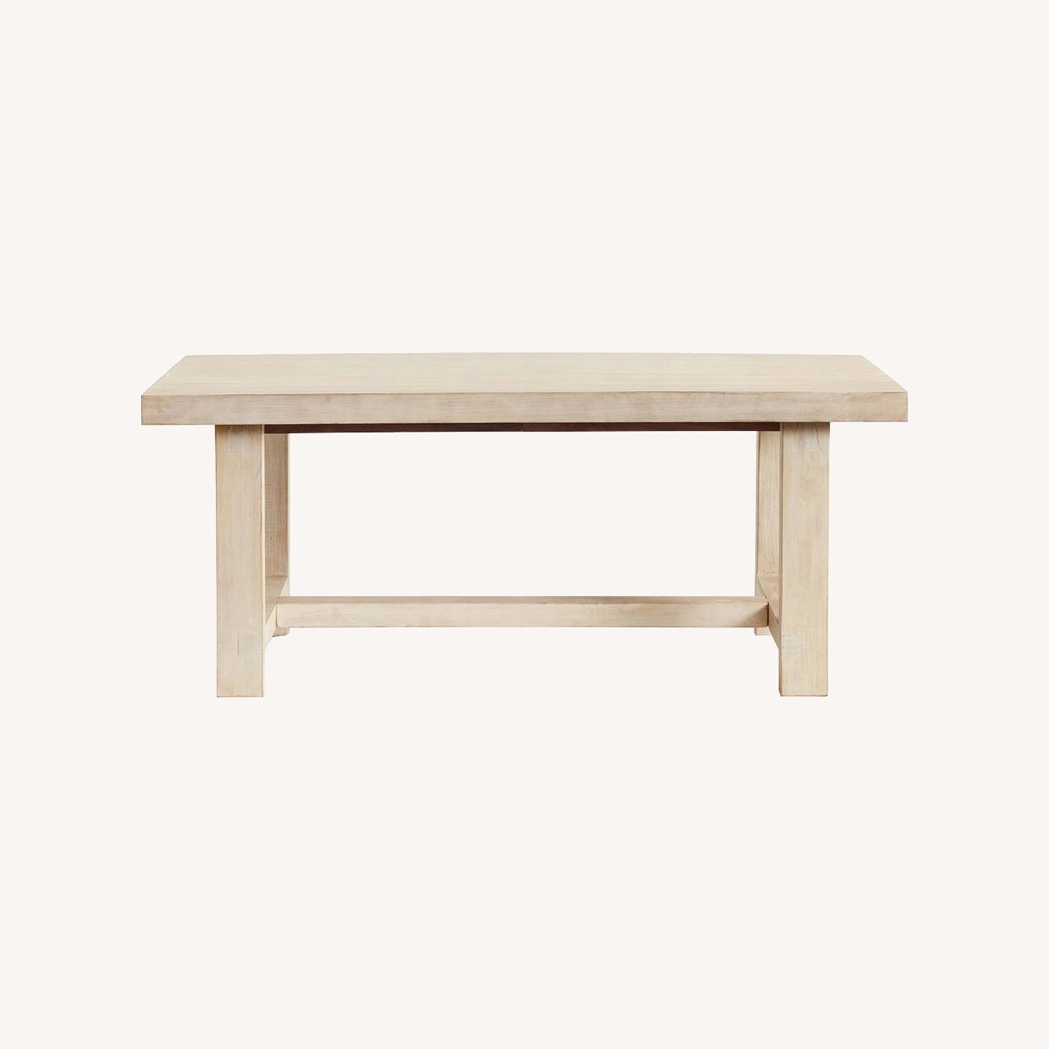 Pottery Barn Reed Extending Dining Table - image-0