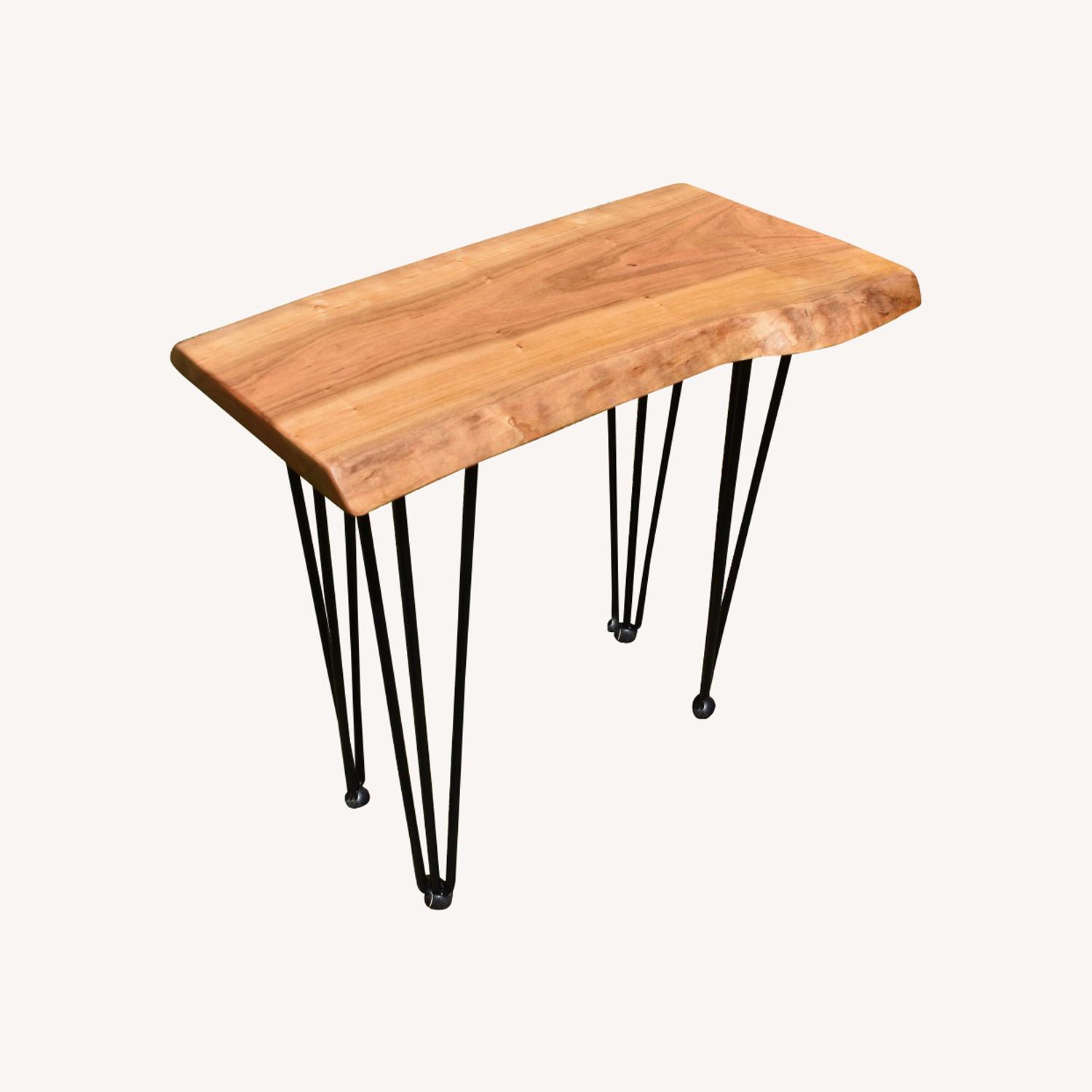 Live Edge Cherry End Table AptDeco