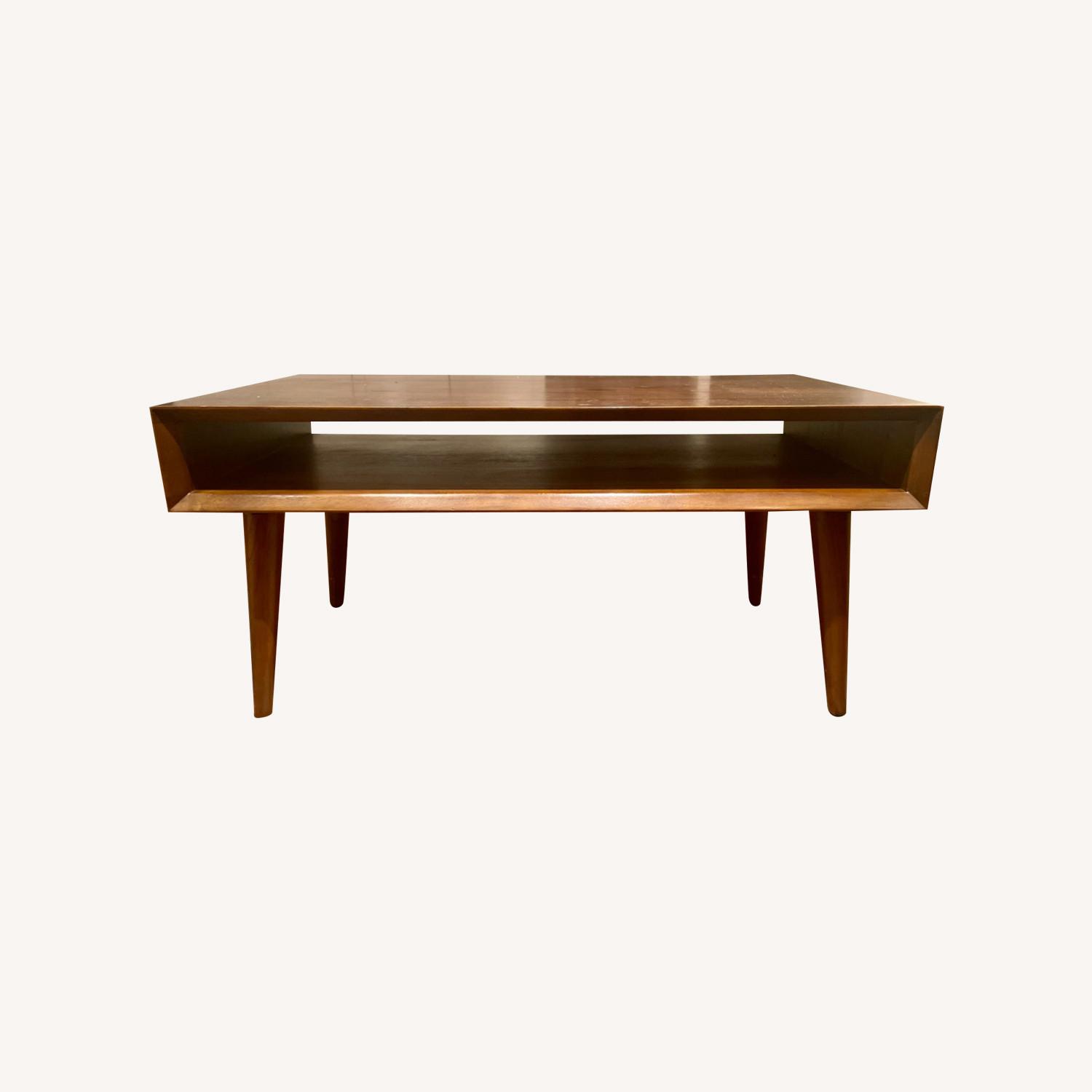From The Source Natural Teak Wood Coffee Table - image-0