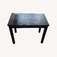 IKEA Black Wood Dinner Table (Expandable)