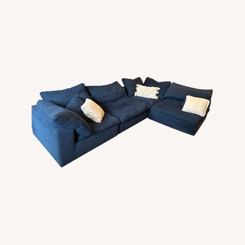 Bob's 2 piece Modular Sofa With Ottoman AptDeco