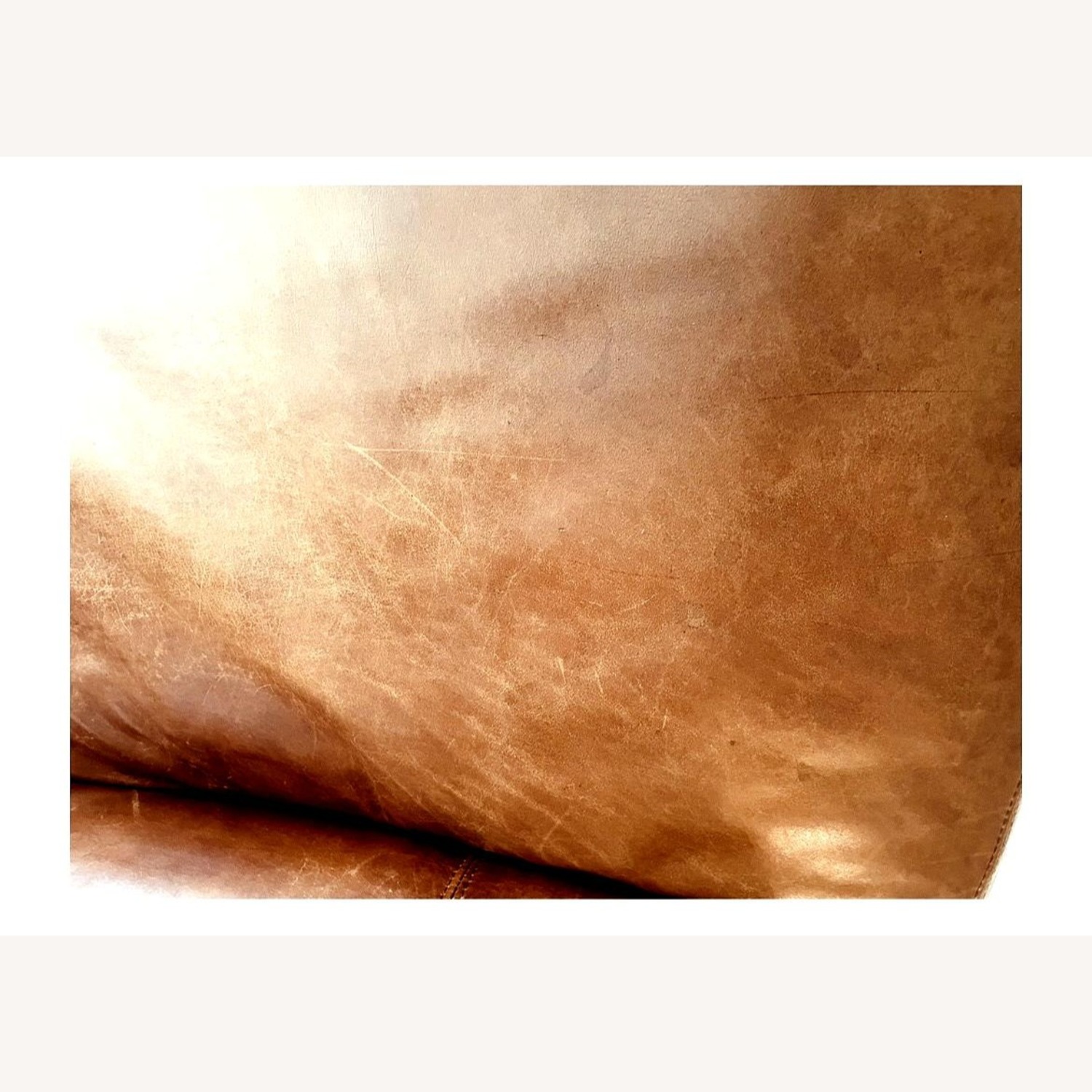 Vintage Ralph Lauren Saddle Leather Sofa - image-5