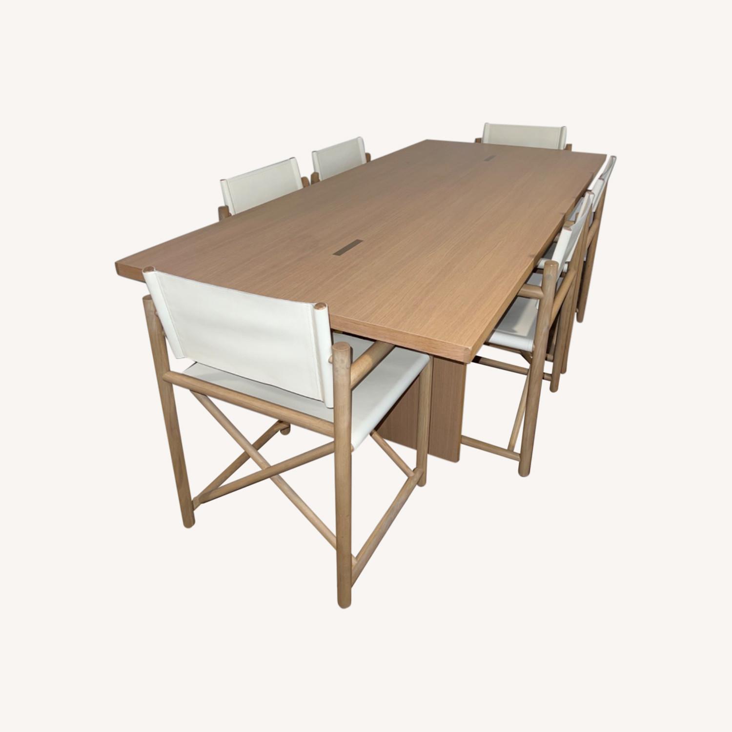 Crate & Barrel Dining Set AptDeco