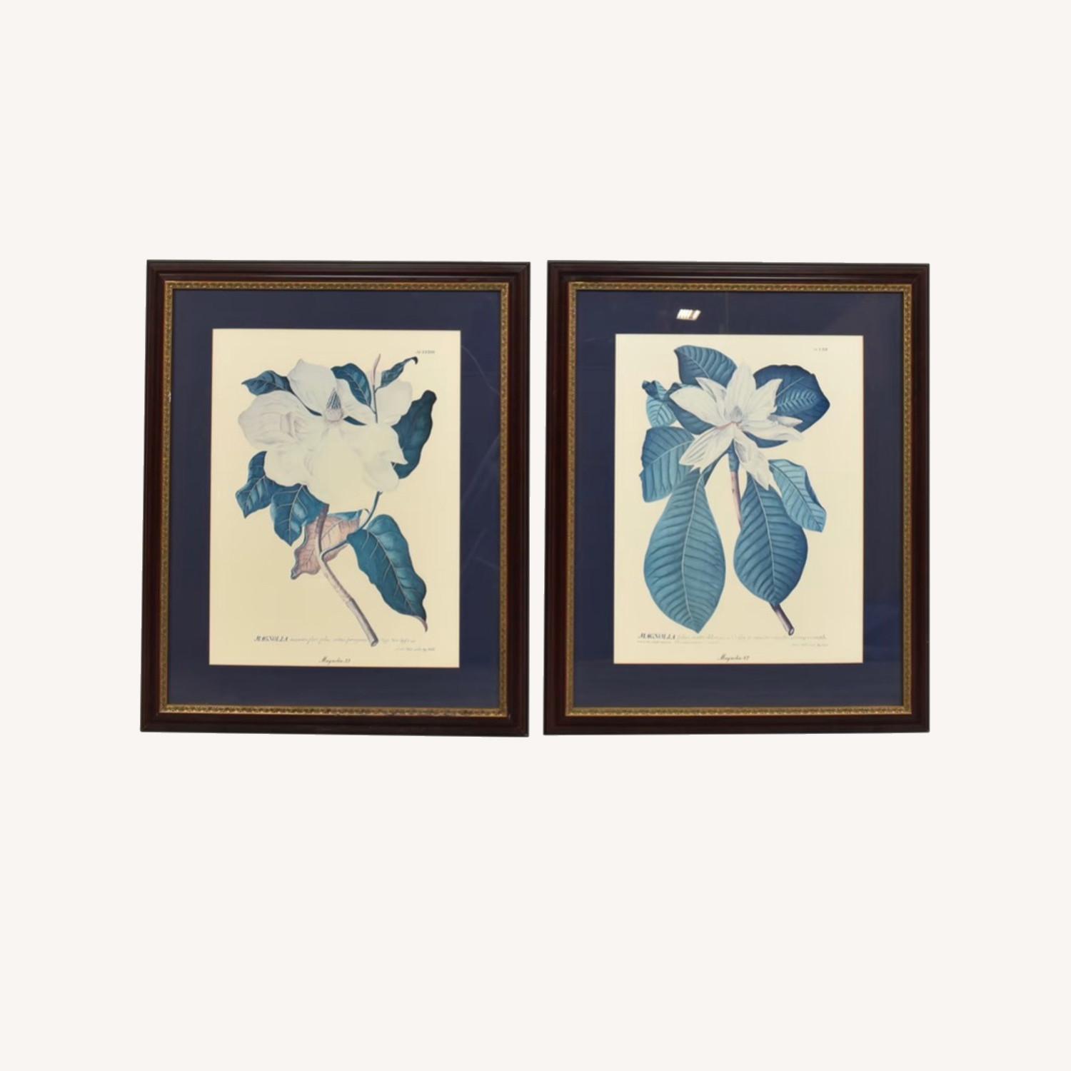 Set of 2 Magnolia Framed Wall Art - image-0
