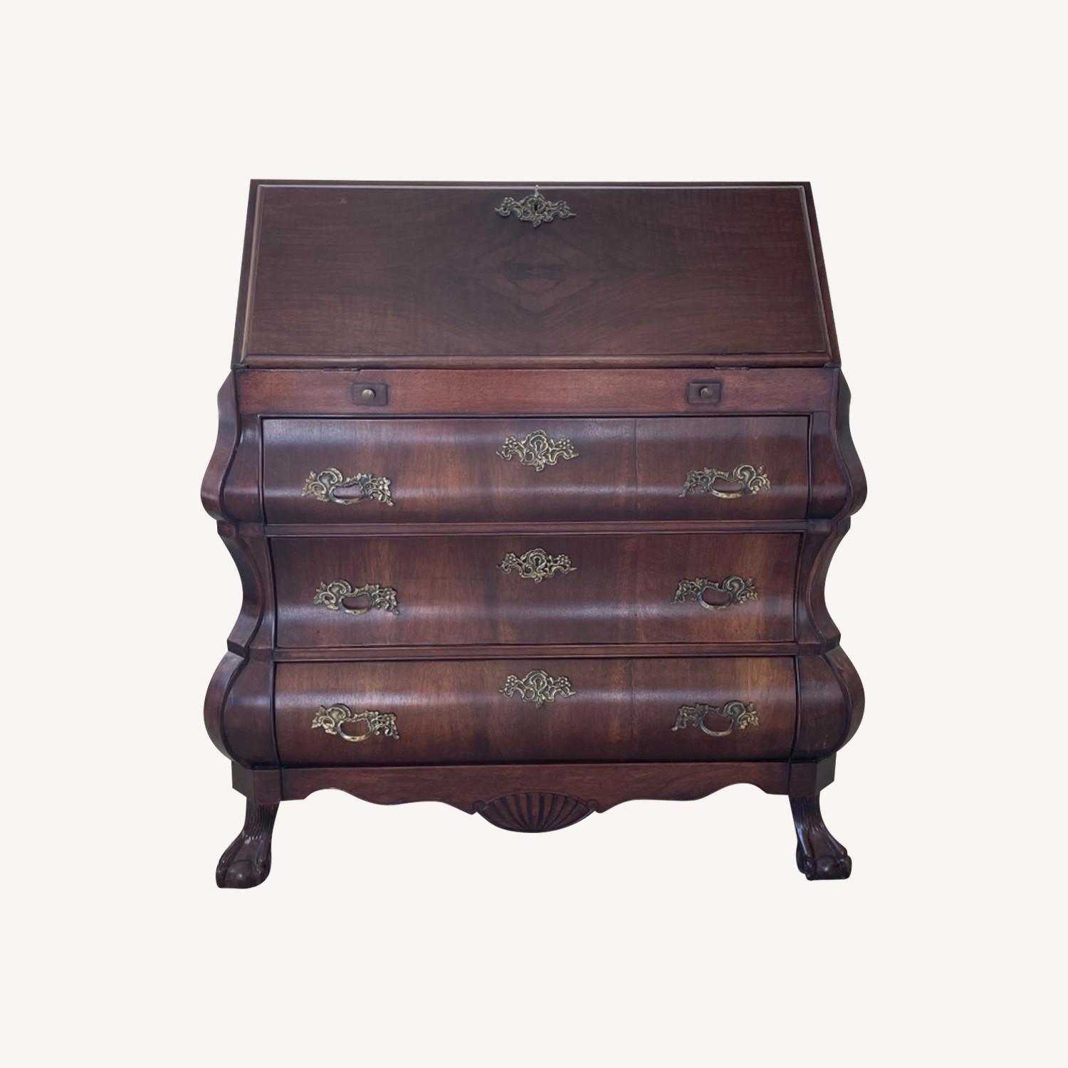 Dark Wood Vintage Secretary - image-0