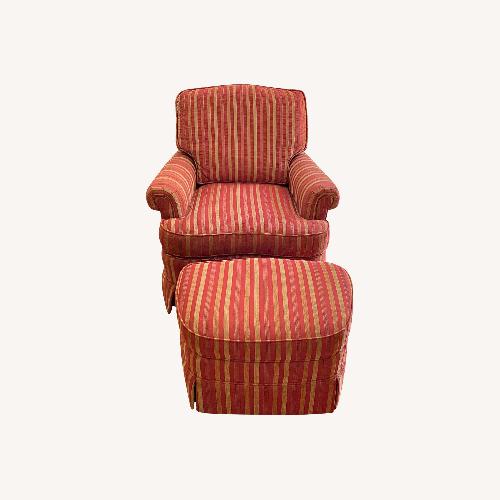 Used Swivel Rocker With Matching Ottoman for sale on AptDeco