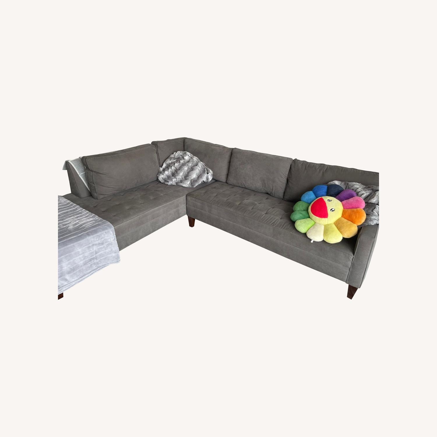 Z Gallerie Sectional Couch AptDeco