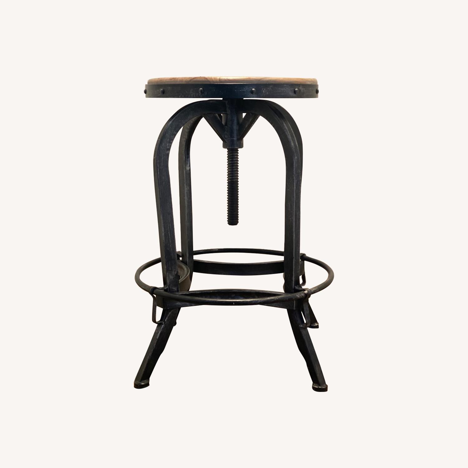 Industrial Chic Adjustable Counter Stool(s) - image-0